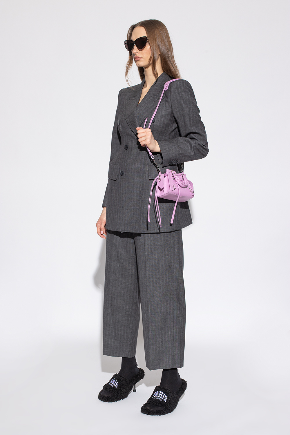 Furry' heeled slides Balenciaga - SchaferandweinerShops SX